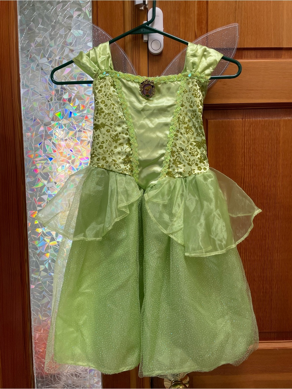 Tinker Bell costume dress w wings sz 4-6